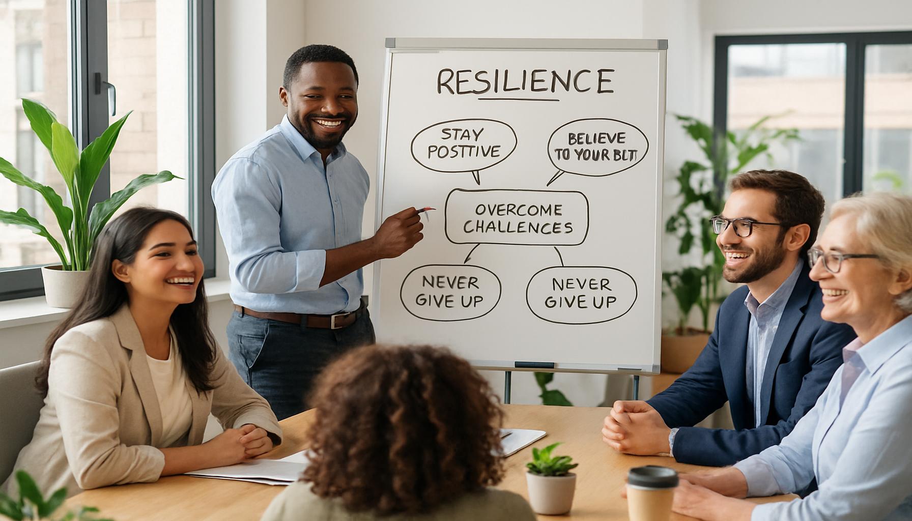 Resilience in the Workplace: Daily Affirmations to Overcome Professional Challenges and Foster a Positive Environment